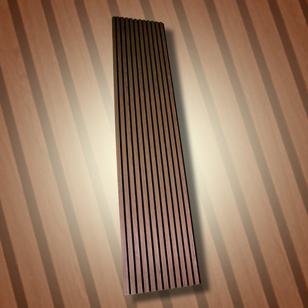 Classic Walnut Acoustic Panel – 270x60 cm | Premium Soundproofing UK