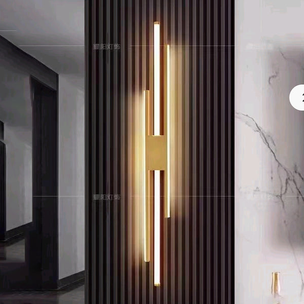 Modern Black LED Linear Wall Light