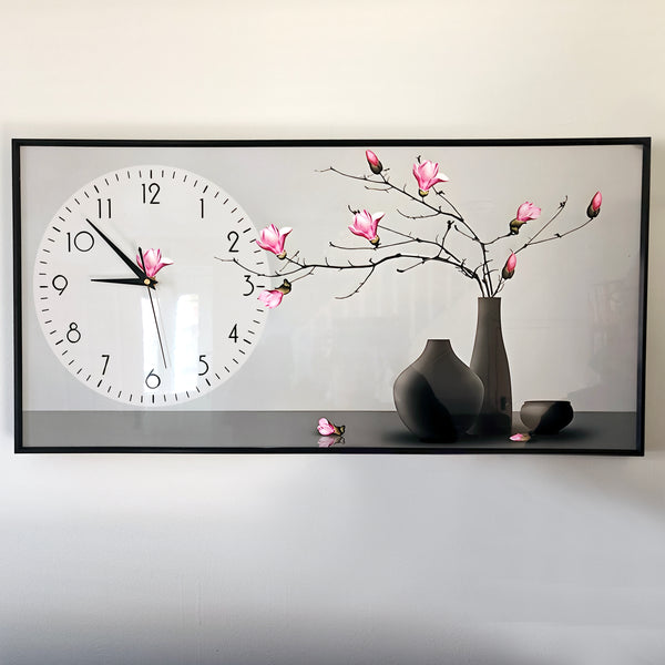 Modern Minimalist Noiseless Blossom Wall Clock