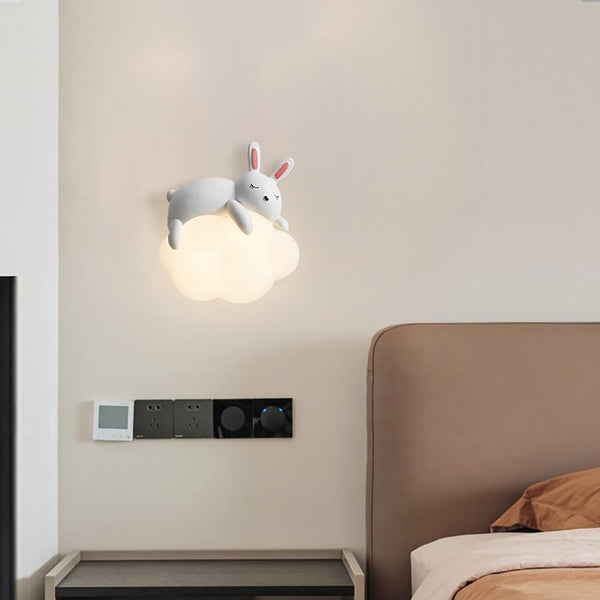 White Cloud Cartoon LED Wall Sconce
