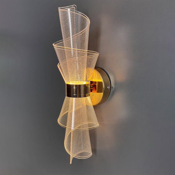 Bouquet Acrylic Wall Light (Remote, 3 Colour)