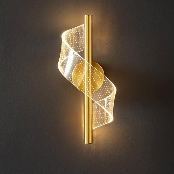 Modern Spiral LED Wall Sconce